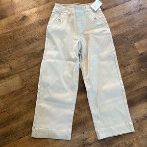 Spanx Stretch Twill Cropped Pant- Small Petite